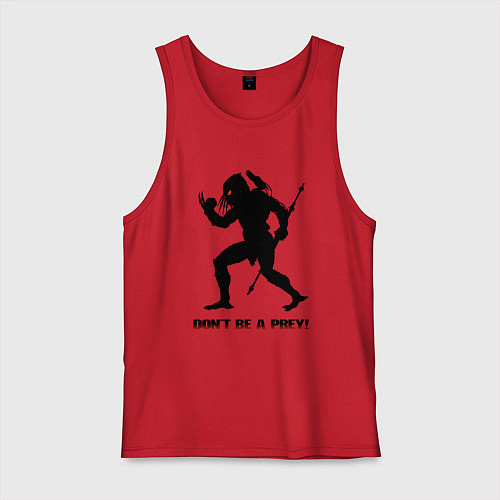 Мужская майка Космический охотник / Красный – фото 1