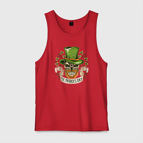 Мужская майка St Patrick day / Красный – фото 1
