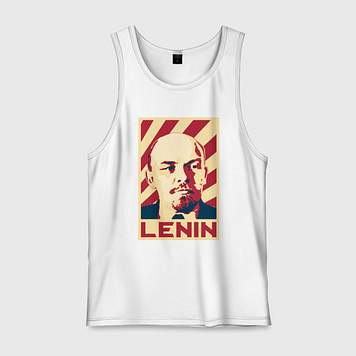 Мужская майка Vladimir Lenin / Белый – фото 1