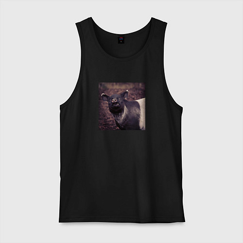 Мужская майка Pigshot / Черный – фото 1