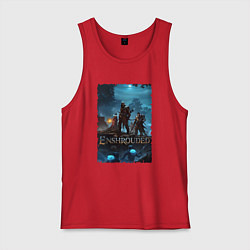 Майка мужская хлопок Герои из Enshrouded, цвет: красный