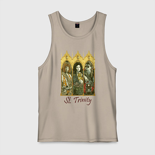 Мужская майка St trinity / Миндальный – фото 1