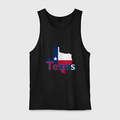Мужская майка Texas / Черный – фото 1