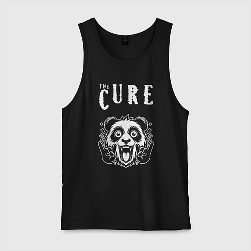 Мужская майка The Cure rock panda / Черный – фото 1
