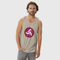 Майка мужская хлопок Бургунды Rome: Total War, цвет: миндальный — фото 2