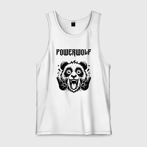 Мужская майка Powerwolf - rock panda / Белый – фото 1