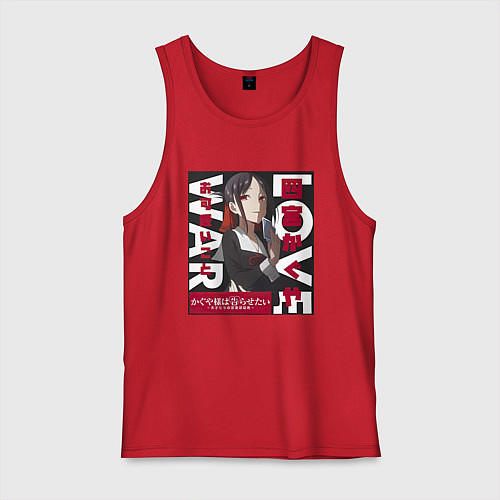 Мужская майка Госпожа Кагуя Синомия / Красный – фото 1