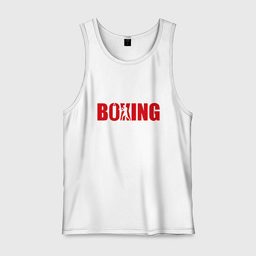 Мужская майка Бокс art / Белый – фото 1