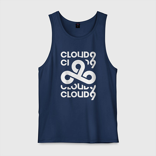 Мужская майка Cloud9 - in logo / Тёмно-синий – фото 1