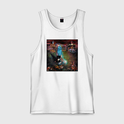 Мужская майка Korn - The Serenity of Suffering / Белый – фото 1