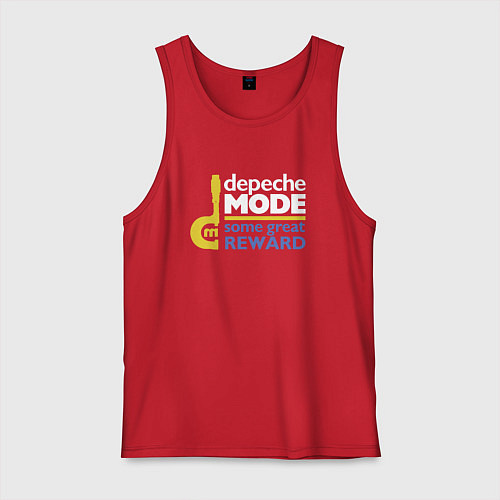 Мужская майка Deepche Mode - Some great reward / Красный – фото 1