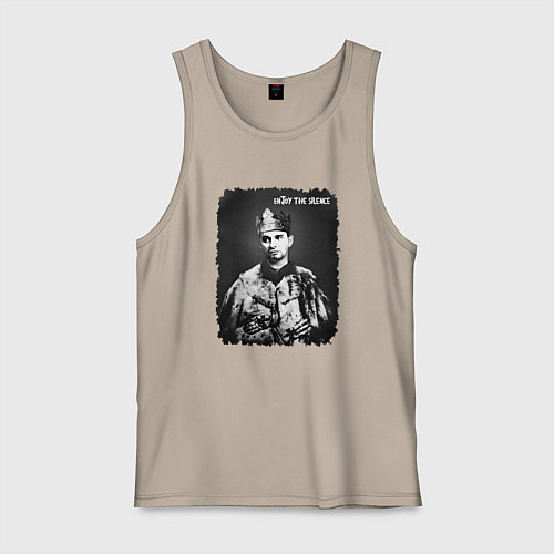 Мужская майка Depeche Mode - Dave enjoy the silence / Миндальный – фото 1