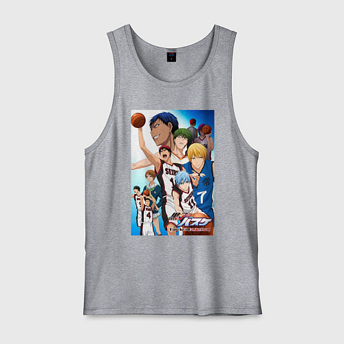 Мужская майка Баскетбол Куроко / Меланж – фото 1