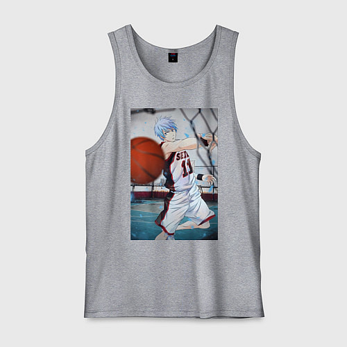 Мужская майка Баскетбол Тэцуя Куроко / Меланж – фото 1