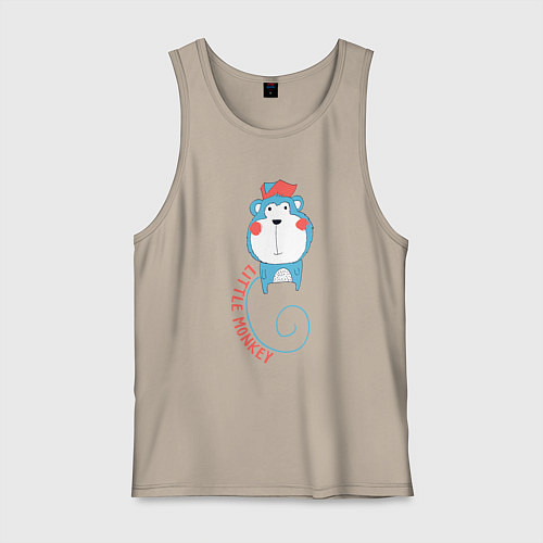 Мужская майка Little monkey / Миндальный – фото 1