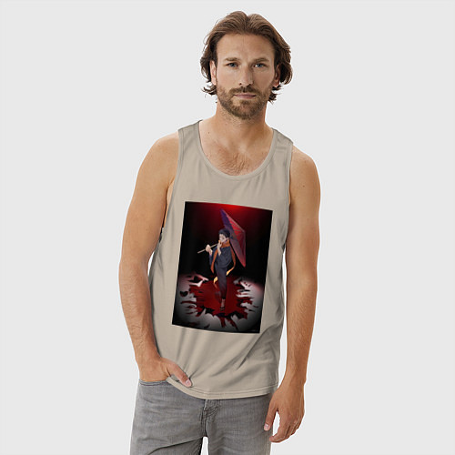 Мужская майка Re:Zero Субару Нацуки / Миндальный – фото 3