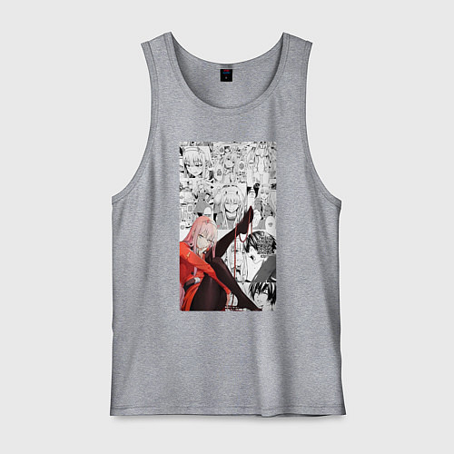 Мужская майка Зеро Ту коллаж / Меланж – фото 1