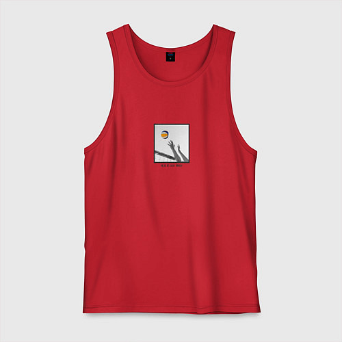 Мужская майка Every moment - волейбол / Красный – фото 1