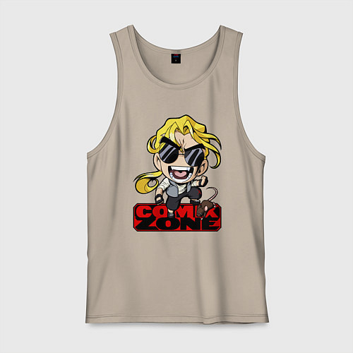 Мужская майка Comix zone - anime style / Миндальный – фото 1