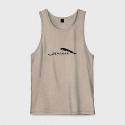 Майка мужская хлопок Жигуар, цвет: миндальный