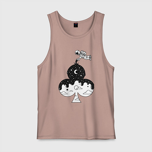 Мужская майка Космическая масть / Пыльно-розовый – фото 1