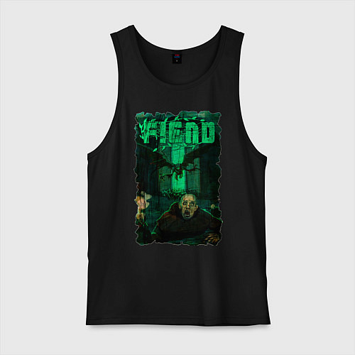 Мужская майка FIEND Врата Гаххалы / Черный – фото 1
