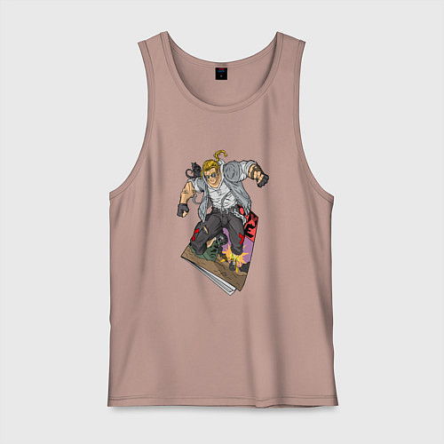 Мужская майка Comixdude / Пыльно-розовый – фото 1