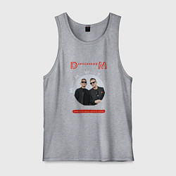 Майка мужская хлопок Depeche Mode - Memento mori conference, цвет: меланж