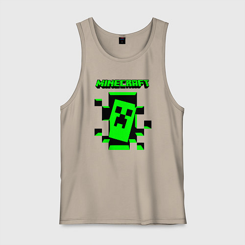 Мужская майка Minecraft the game of gamers / Миндальный – фото 1