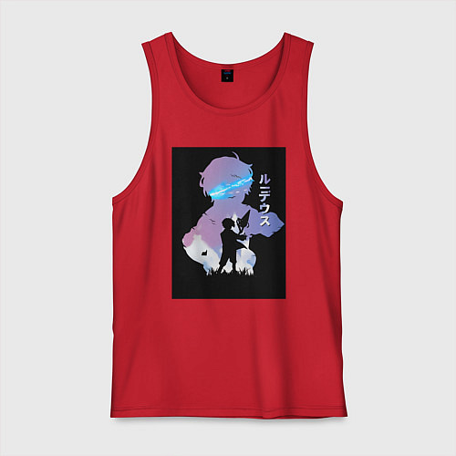 Мужская майка Реинкарнация безработного Рудеус Грейрат / Красный – фото 1