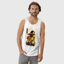 Майка мужская хлопок Этот замечательный мир Мэгумин, цвет: белый — фото 2