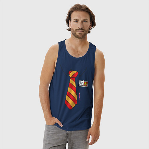 Мужская майка Костюм Гомера / Тёмно-синий – фото 3