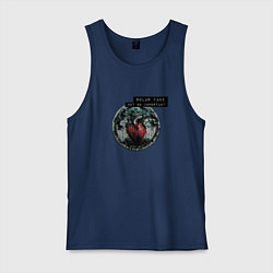 Майка мужская хлопок Solar Fake - Not So Important, цвет: тёмно-синий