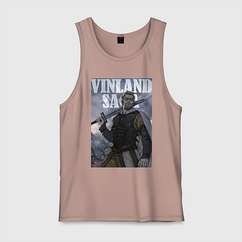 Мужская майка Сага о Винланде Аскеладд / Пыльно-розовый – фото 1