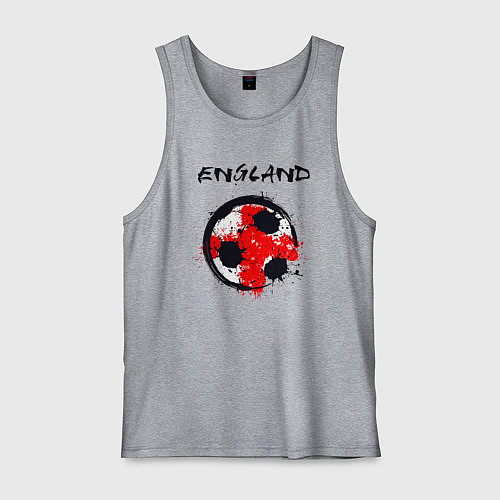 Мужская майка Football England / Меланж – фото 1