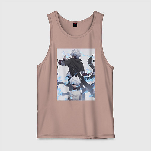 Мужская майка Моя геройская академия Даби Злодей / Пыльно-розовый – фото 1