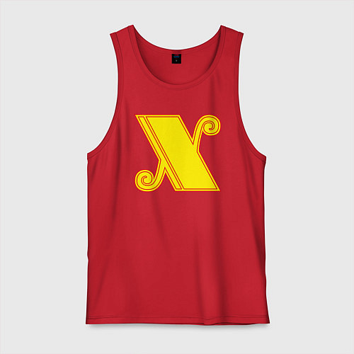 Мужская майка Знак X / Красный – фото 1