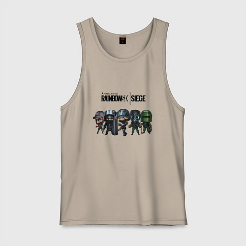 Мужская майка Tom Clancys Rainbow Six Siege / Миндальный – фото 1