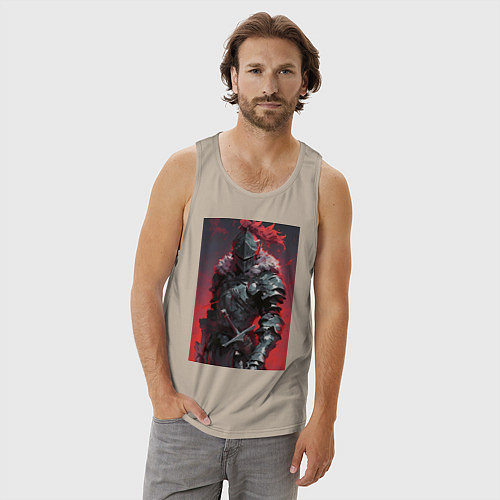 Мужская майка Убийца гоблинов воин / Миндальный – фото 3