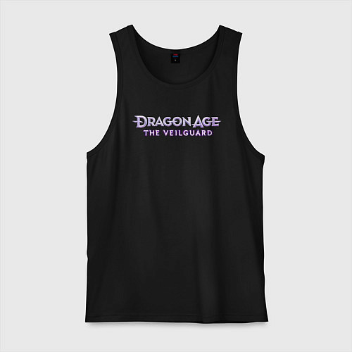 Мужская майка Dragon age the veilguard logo / Черный – фото 1