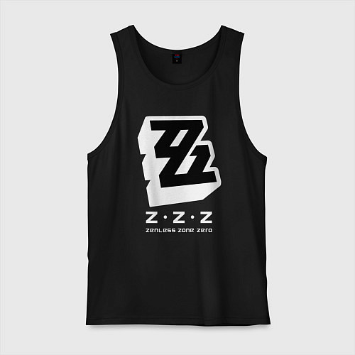 Мужская майка Zenless zone zero лого / Черный – фото 1