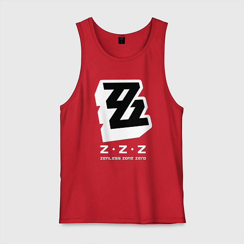 Мужская майка Zenless zone zero лого / Красный – фото 1