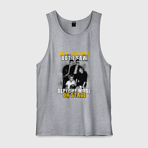 Мужская майка Depeche Mode - On stage / Меланж – фото 1