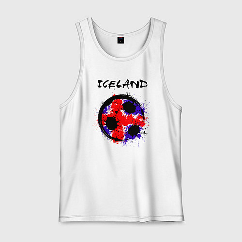 Мужская майка Сборная Исландии / Белый – фото 1