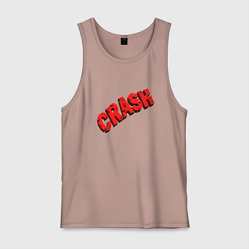 Мужская майка Crash / Пыльно-розовый – фото 1