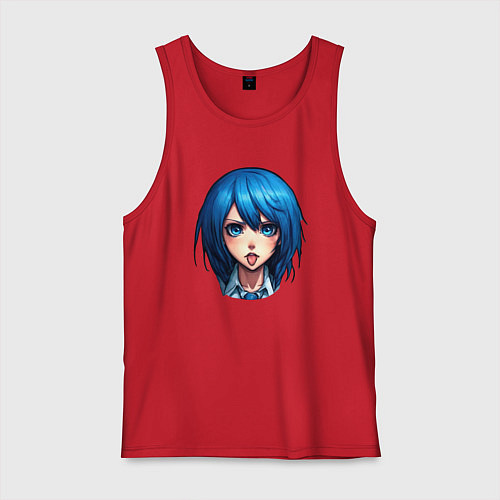 Мужская майка Синеглазая / Красный – фото 1