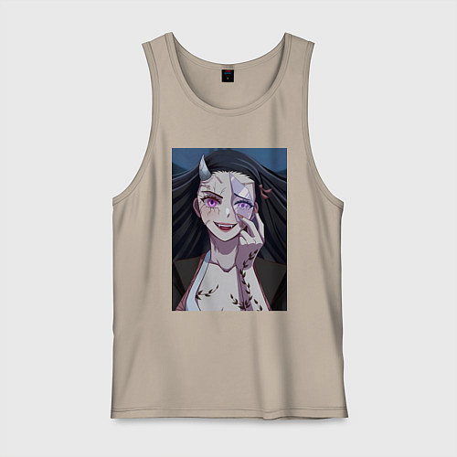 Мужская майка Клинок, рассекающий демонов Нэдзуко Камадо / Миндальный – фото 1