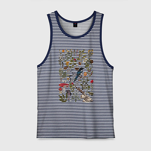 Мужская майка Сорокино сокровище / Синяя тельняшка – фото 1