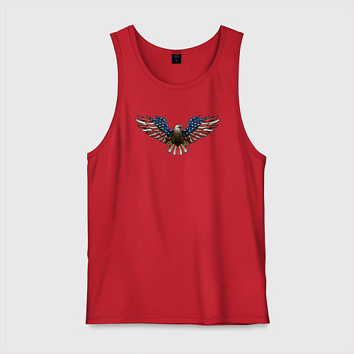 Мужская майка USA eagle / Красный – фото 1