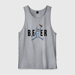 Майка мужская хлопок Jordan Bender, цвет: меланж